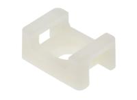 666-739 RS PRO White Cable Tie Mount 16 mm x 23mm, 9mm Max. Cable Tie Width