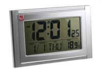 811-1827 RS PRO Silver Radio Controlled Wall Clock