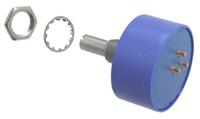 6657s-1-103 Bourns 6657 10kΩ Rotary Potentiometer Continuous-Turns 1-Gang Bushing Mount, 6657S-1-103