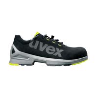8544814 uvex 1 Men, Women Black, Yellow Toe Capped Safety Shoes, UK 14, EU 49