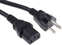 731-6163 RS PRO IEC C13 Socket to Type B US Plug Plug Power Cord, 2m