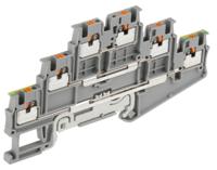 3213768 Phoenix Contact  PT 1.5/S-PE/L/L Series Grey, 0.14 → 1.5mm², Triple-Level, Push In Termination