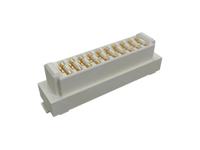 10159561-a00221rlf Amphenol Communications Solutions PowerStak Series Vertical Surface Mount PCB Socket, 10-Contact, 1-Row, Solder