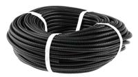 fpas10b-50m Flexicon Flexible Conduit, 10mm Nominal Diameter, Plastic, Black