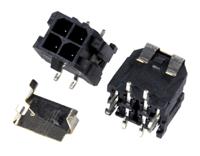 43045-0415 Molex Micro-Fit 3.0 Series Straight Surface PCB Header, 4 Contact(s), 3 mm Pitch, 2 Row, Shrouded