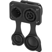 nac3px-true1 Neutrik Europe Mains Plug & Socket, 16A Black, Cable Mount Polyamide Plug-In, 250 V