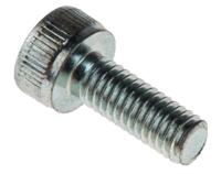 483-8168 RS PRO Bright Zinc Plated Steel Hex Socket Cap Screw, DIN 912, M3 x 8mm