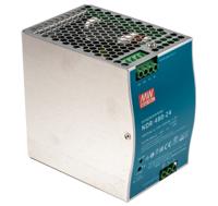 ndr-480-24 MEAN WELL NDR Switched Mode DIN Rail Power Supply, 90 → 264V ac ac Input, 24V dc dc Output, 20A Output, 480W