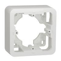 nu840218 Schneider Electric Unica White ABS Back Boxes, IEC,  Surface Mount, 1 Gangs, 87 x 87 x 40mm