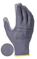 2400250-08 Honeywell Safety Grey Nylon Polyamide Work Gloves, Size 8, Polyurethane Coating
