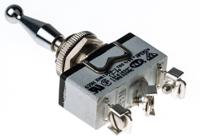 639hx2330 APEM Toggle Switch, Panel Mount, On-Off-On, SPDT, Screw Terminal, 250V ac