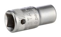 01030006 STAHLWILLE 1/4 in Drive 6mm Standard Socket, 12 point, 23 mm Overall Length