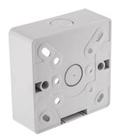 k2181whi MK Electric PVC Back Box, 1 Gangs, 87 x 87mm