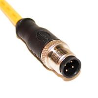 c4a05m005 Mueller Electric Male 4 way Straight to Sensor Actuator Cable, 5 m