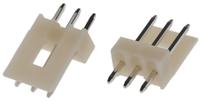 171825-3 TE Connectivity EI Series Straight Through Hole PCB Header, 3 Contact(s), 2.5 mm Pitch, 1 Row, Shrouded