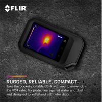 flir-c3-x-incl-wi-fi FLIR C3-X Thermal Imaging Camera with WiFi, -20 → +300 °C, 128 x 96pixel Detector Resolution