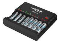 1001-0006-01 Ansmann Powerline 8 Traveller Battery Charger For NiCd, NiMH AA, AAA 8 Cell with Worldwide plug