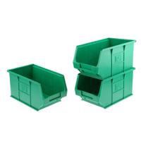 484-4040 RS PRO PP Storage Bin, 240mm x 150mm x 130mm, Green