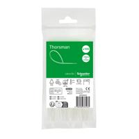 imt46403 Schneider Electric Cable Tie, , 120mm x 2.5 mm, Clear Nylon, Pk-1