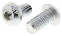 822-9212 RS PRO Bright Zinc Plated Steel Hex Socket Button Screw, ISO 7380, M10 x 20mm