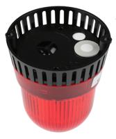 42012075 Werma 420 Series Red Sounder Beacon, 24 V ac/dc, IP65, Surface Mount, 105dB at 1 Metre