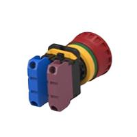 pbes22n11r TE Connectivity PBES22 Series Emergency Stop Push Button, Panel Mount, 22.3mm Cutout, SPDT, IP20, IP65