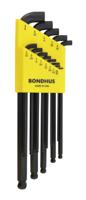 sblx13 Bondhus 13 piece L Shape Imperial Hex Key Set, 0.05 → 7/32"