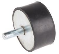 171-2615 RS PRO M16 Anti Vibration Mount, Male to Female Bobbin with 786.94kg Compression Load