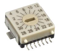 p56smt163tr Hartmann 32 Way Surface Mount DIP Switch, Slot Actuator
