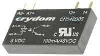 cn048d05 Sensata Crydom CN Series Solid State Relay, 0.1 A Load, PCB Mount, 48 V dc Load, 12 V dc Control