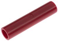 930109101 Hirschmann Red, Female Test Connector Adapter With Brass contacts and Nickel Plated - Socket Size: 4mm