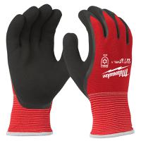 4932471343 Milwaukee Red Acrylic Cut Resistant Gloves, Size 8, Latex Coating