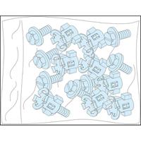 lvs08921 Schneider Electric PrismaSeT P Series Fixing Support for Use with PrismaSeT PrismaSeT P Framework