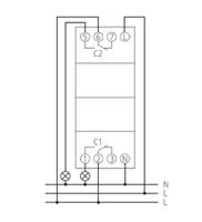 430400041 Grasslin Analogue DIN Rail Time Switch 110 → 230 V ac, 2-Channel