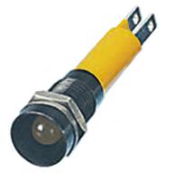 190512z2 CML Innovative Technologies Yellow Panel Mount Indicator, 12V, 8mm Mounting Hole Size