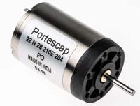 22n28-210e204 Portescap Brushed DC Motor, 3.8 W, 12 V dc, 7.3 mNm, 5900 rpm, 2mm Shaft Diameter
