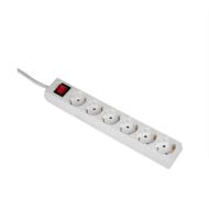 00108833 Hama 6 Gang Power Distribution Unit, 5m Cable, 16A, 250 V