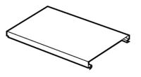 6377-62 Cablofil International Cover PVC Cable Tray Accessory, 150 mm Width, 3m Depth