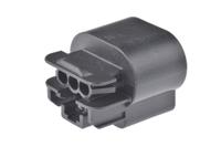 13519047 Delphi, GT 150 Automotive Connector Socket Black Cable Mount 3 Way, Crimp Termination
