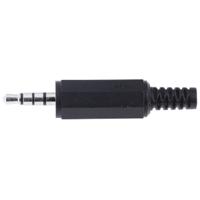 1532-02 Lumberg Jack Connector 3.5 mm Cable Mount Stereo Plug, 4Pole 1A