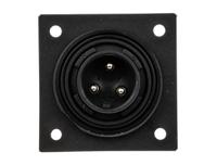 px0765p Bulgin Circular Connector, 3 Contacts, Flange, Standard Connector, Plug, Male, IP68, Standard Buccaneer Series