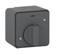 mur35067 Schneider Electric Grey Timer Light Switch, 1 Gang, Mureva Styl