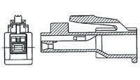176280-9 TE Connectivity, AMP Universal Power Male Connector Housing, 4mm Pitch, 18 Way, 3 Row