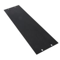 439-3334 RS PRO Black Aluminium Front Panel, 3U, Shielded, 12.7 x 74mm
