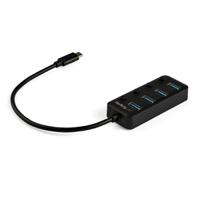 hb30c4aib StarTech.com 4 Port USB 3.0 USB A  Hub, USB Bus Powered, 85 mm x 34.9 mm x 1.9cm