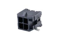 43045-0409 Molex Micro-Fit 3.0 Series Right Angle Surface PCB Header, 4 Contact(s), 3 mm Pitch, 2 Row, Shrouded