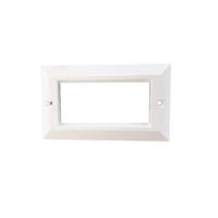 htc-fp2gbv30wh HellermannTyton Connectivity HTC Series, Cat6, Cat6a Double Gang 86 x 146 Faceplate