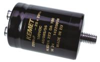 als31a222da100 KEMET 2200μF Aluminium Electrolytic Capacitor 100V dc, Screw Terminal - ALS31A222DA100