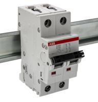 2cds252001r0217-s202-k1 ABB System Pro M Compact S200 MCB, 2P, 1A Curve K, 400V AC, 125V DC, 10 kA Breaking Capacity