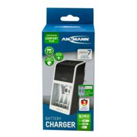 1001-0094-44-02520 Ansmann  Battery Charger For NiMH 9V, AA, AAA 4 Cell with UK plug, Batteries Included